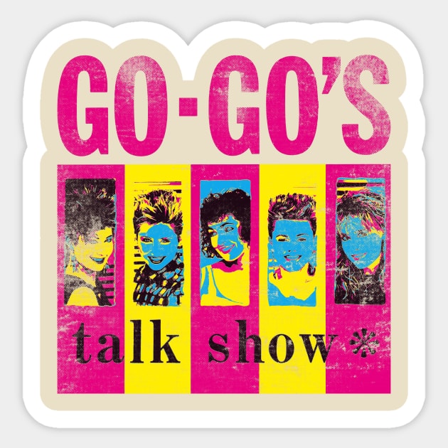 the go-gos Sticker by HAPPY TRIP PRESS